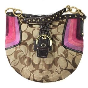 Coach Soho Signature Studded Large Hobo